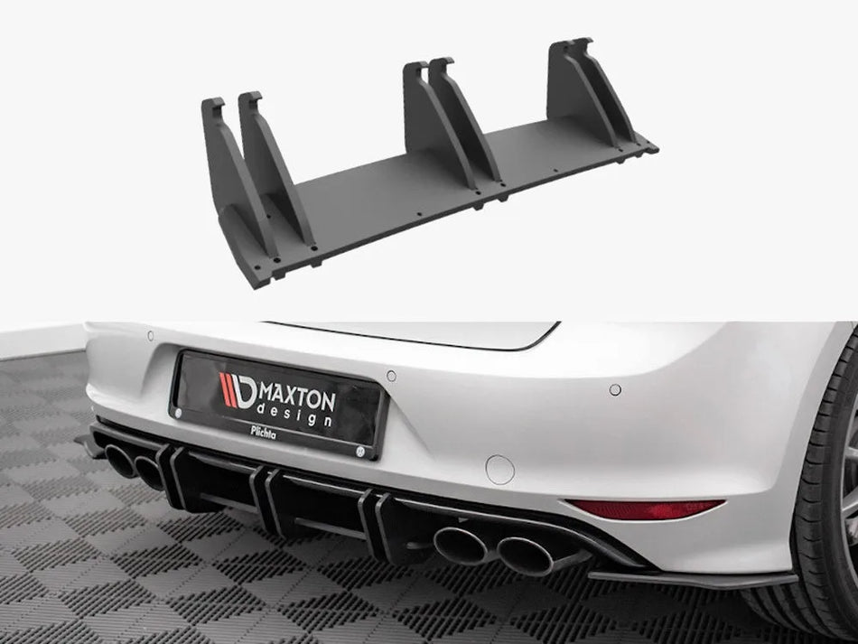 Maxton Street PRO Rear Diffuser VW Golf R MK7 (2013-2016)
