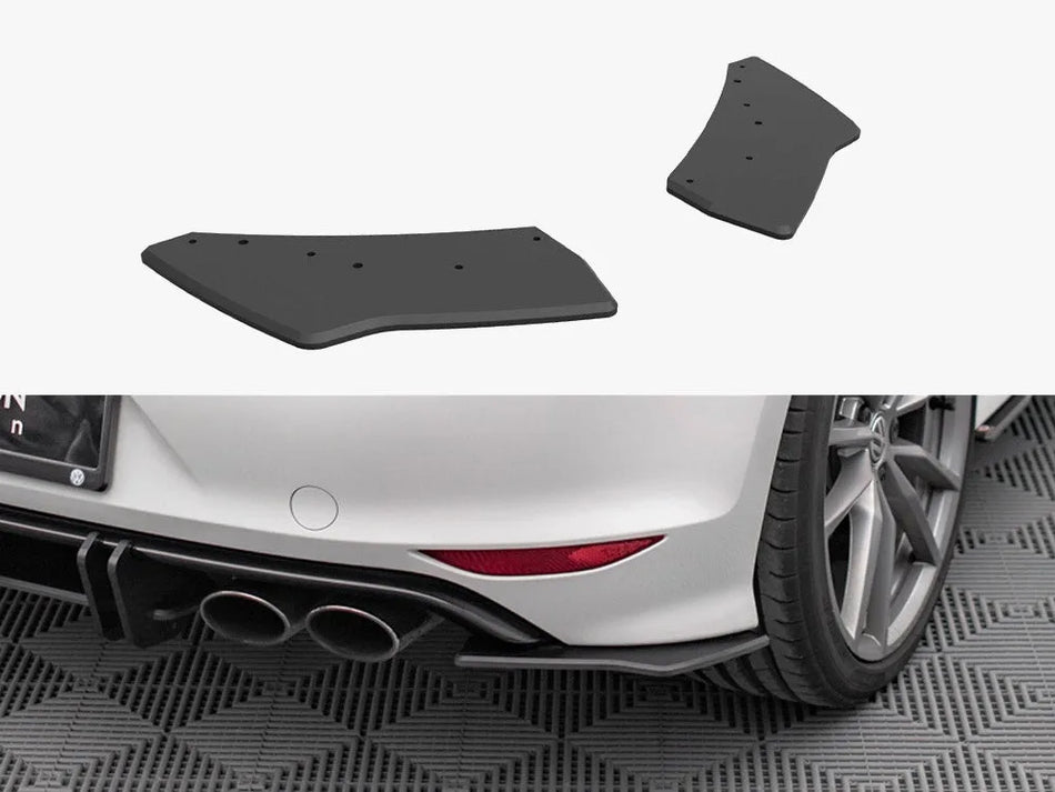 Maxton Street PRO Rear Side Splitters VW Golf R Mk7
