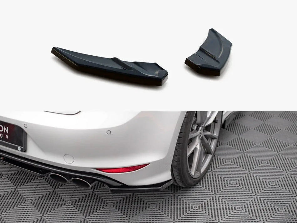 Maxton Rear Side Splitters V.3 VW Golf R Mk7
