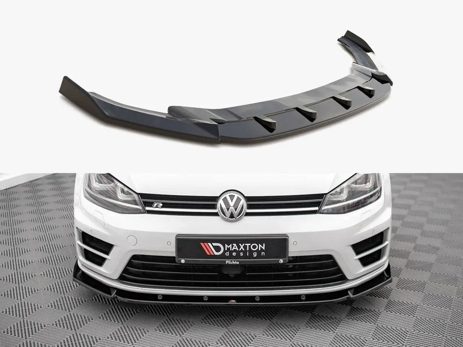 Maxton Front Splitter V.4 VW Golf R / R-Line Mk7