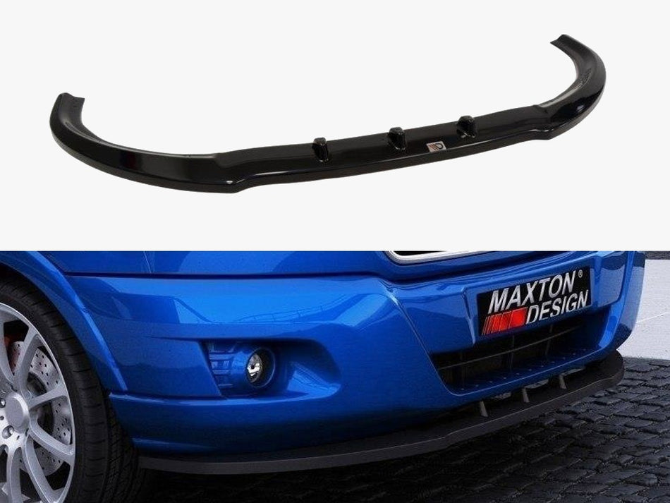 Maxton Front Splitter Ford Transit MK8 - Carbon Look