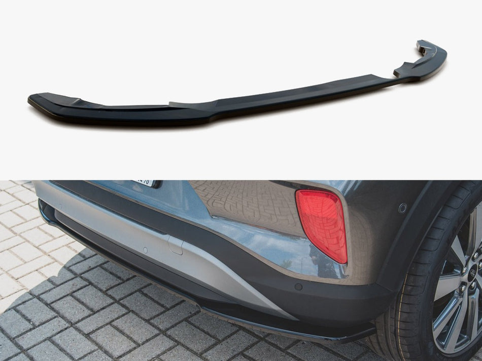 Maxton Central Rear Splitter Ford Puma Mk1 - Textured