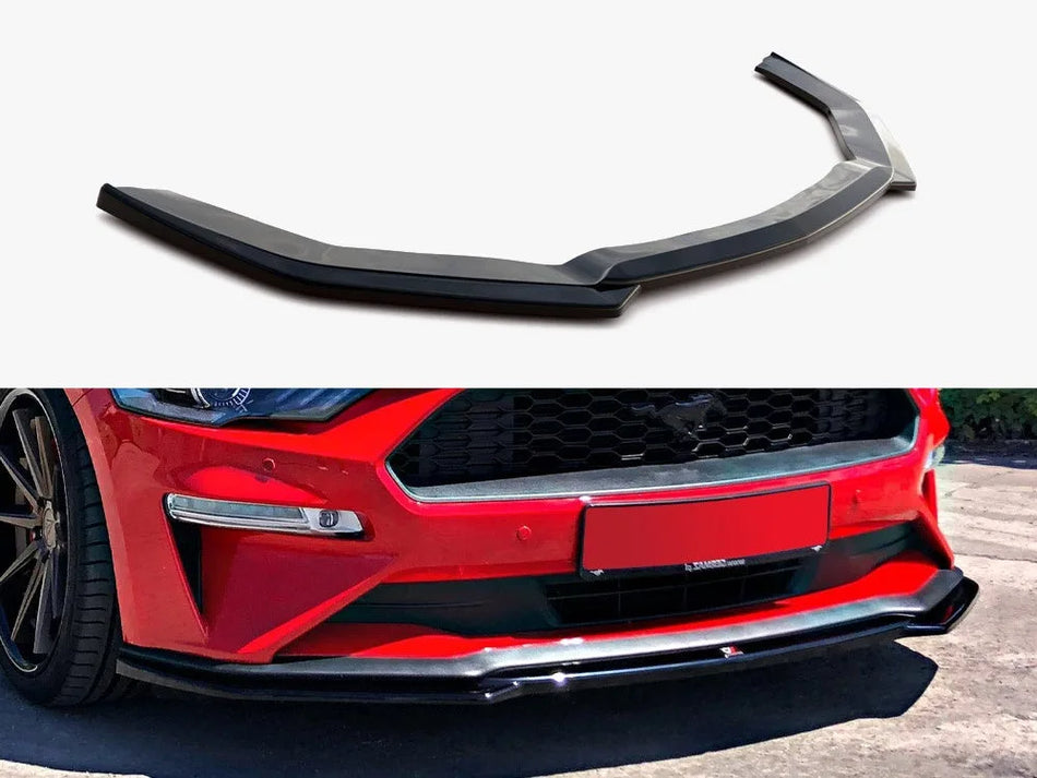 Maxton Front Splitter Ford Mustang Mk6 Facelift (2018-)