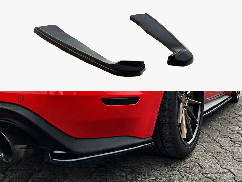 Maxton Rear Side Splitters Ford Mustang Mk6 Facelift (2017-)