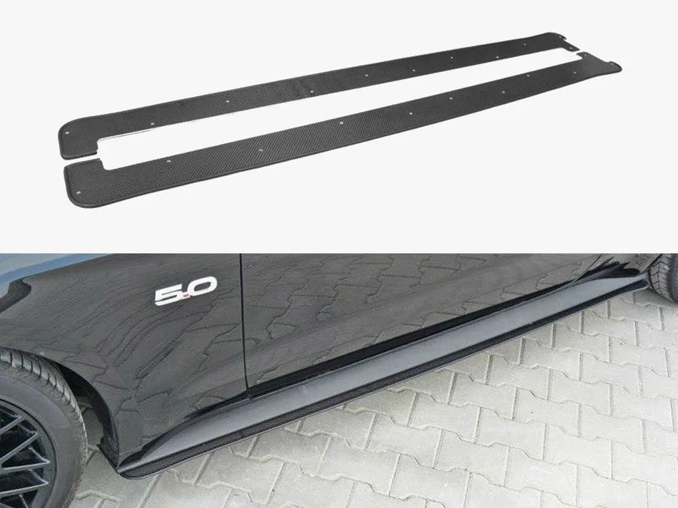 Maxton Racing Side Skirts Diffusers Ford Mustang GT Mk6