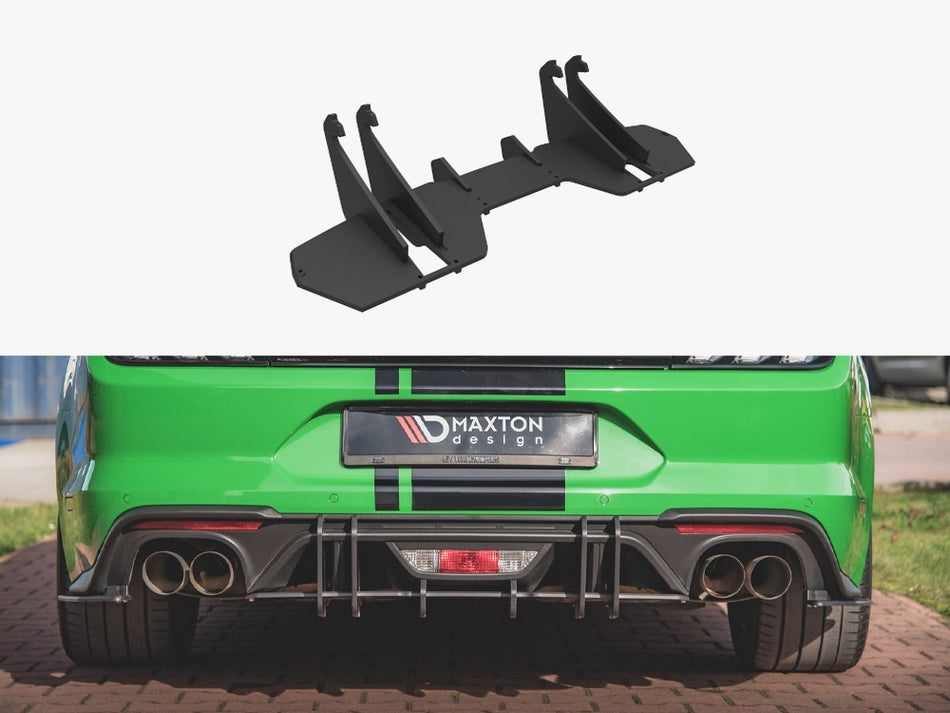 Maxton Street PRO Rear Diffuser Ford Mustang GT Mk6 Facelift - Red