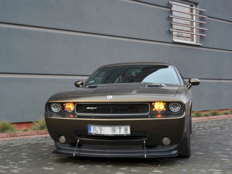 Maxton Hybrid Front Splitter V.1 Dodge Challenger Mk3 PHASE-1 SRT8 Coupe