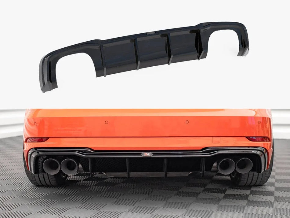 Maxton Rear Valance V.2 Audi RS3 Sportback 8V Facelift