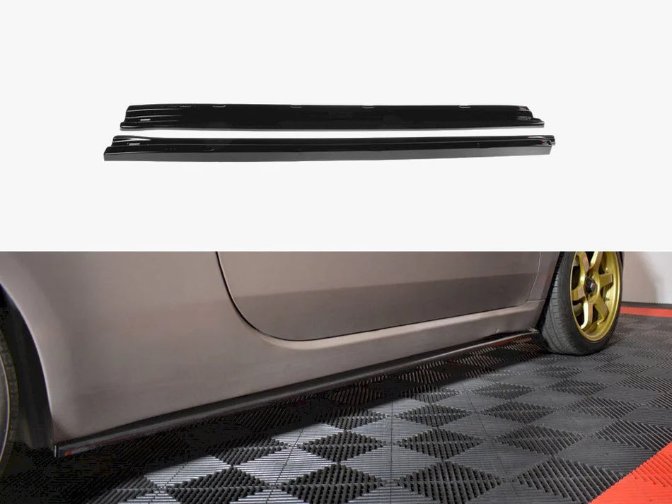 Maxton Side Skirts Splitters Fiat 500 Pre-Facelift (2007-2014)