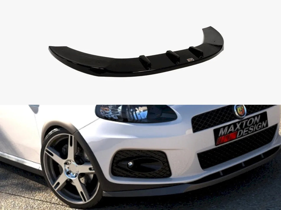 Maxton Front Splitter V.1 Abarth Grande Punto - Carbon Look
