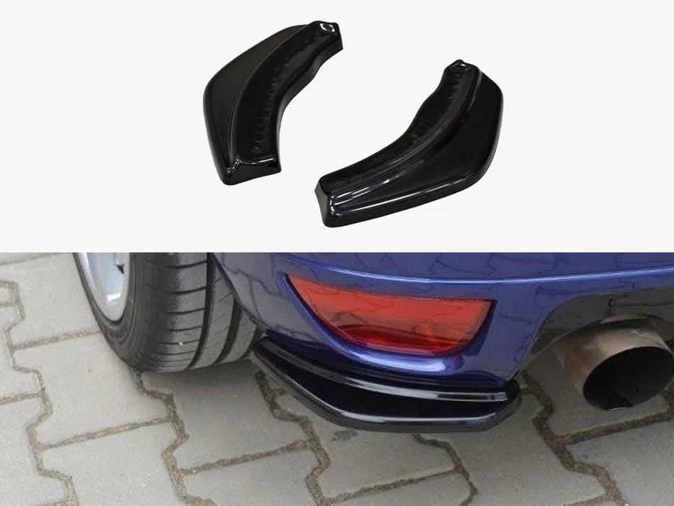 Maxton Rear Side Splitters Ford Focus MK1 RS - Textured