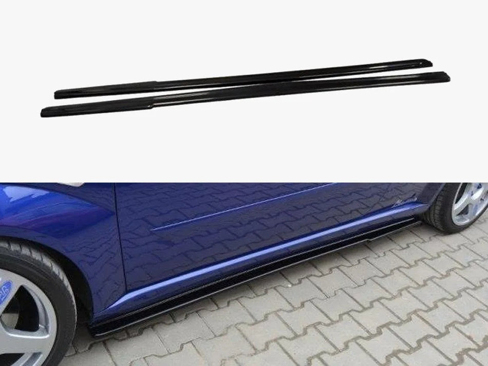 Maxton Side Skirts Diffusers Ford Focus MK RS - Textured