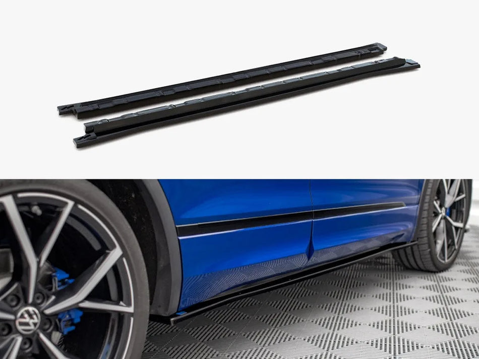 Maxton Side Skirts Diffusers VW Tiguan R / R-line MK2 Facelift