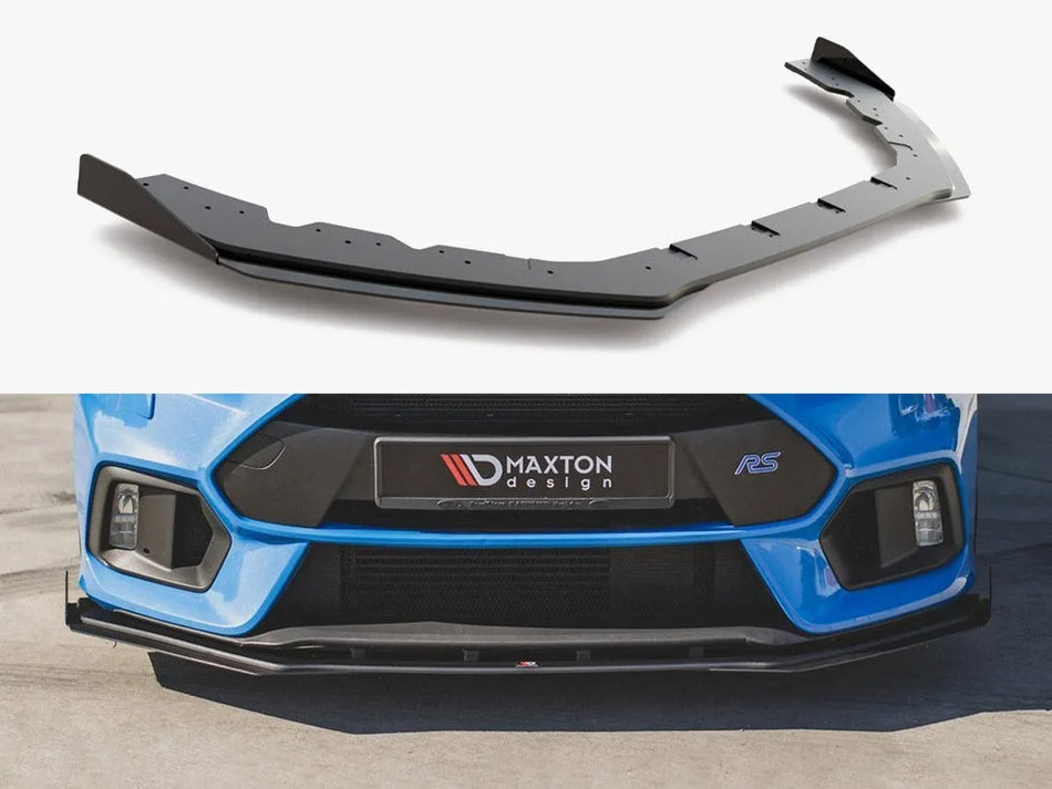 Maxton Street PRO Front Splitter V.1 + Flaps Ford Focus RS Mk3