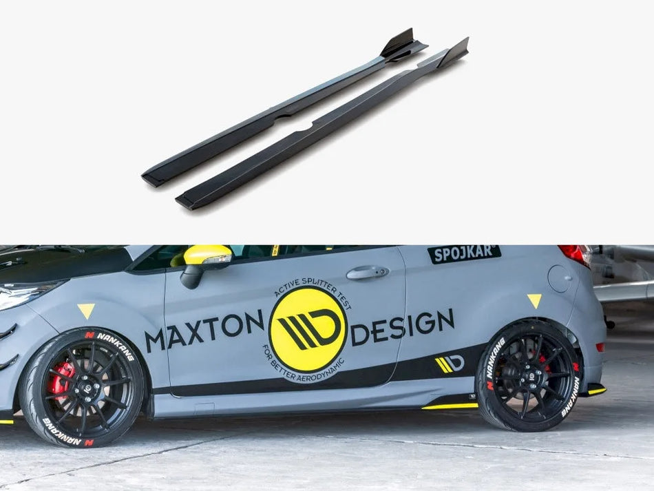 Maxton Side Skirts Diffusers Ford Fiesta MK7.5 ST (2013-2017)