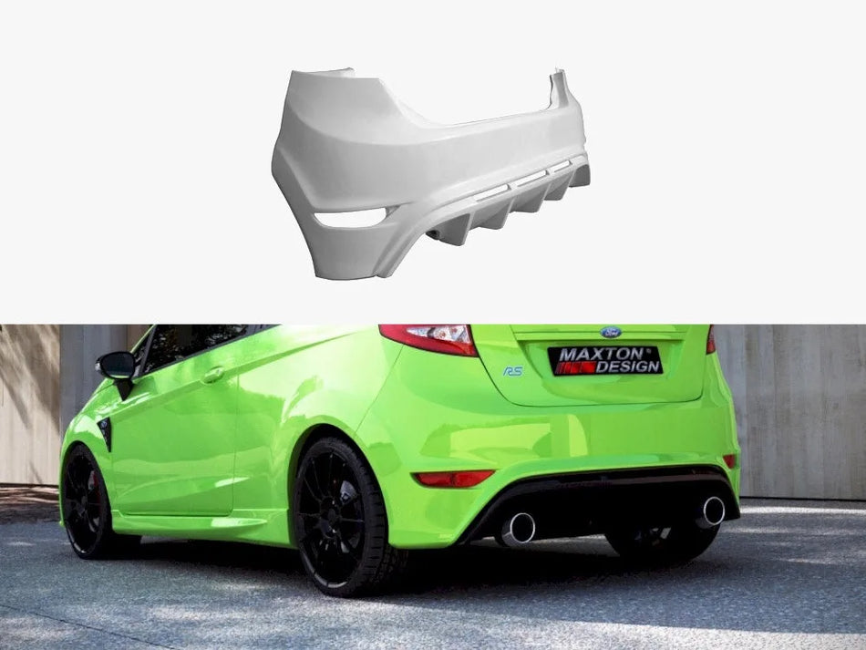 Maxton Rear Bumper Ford Fiesta MK7 Pre-facelift & Facelift (Focus RS Look)