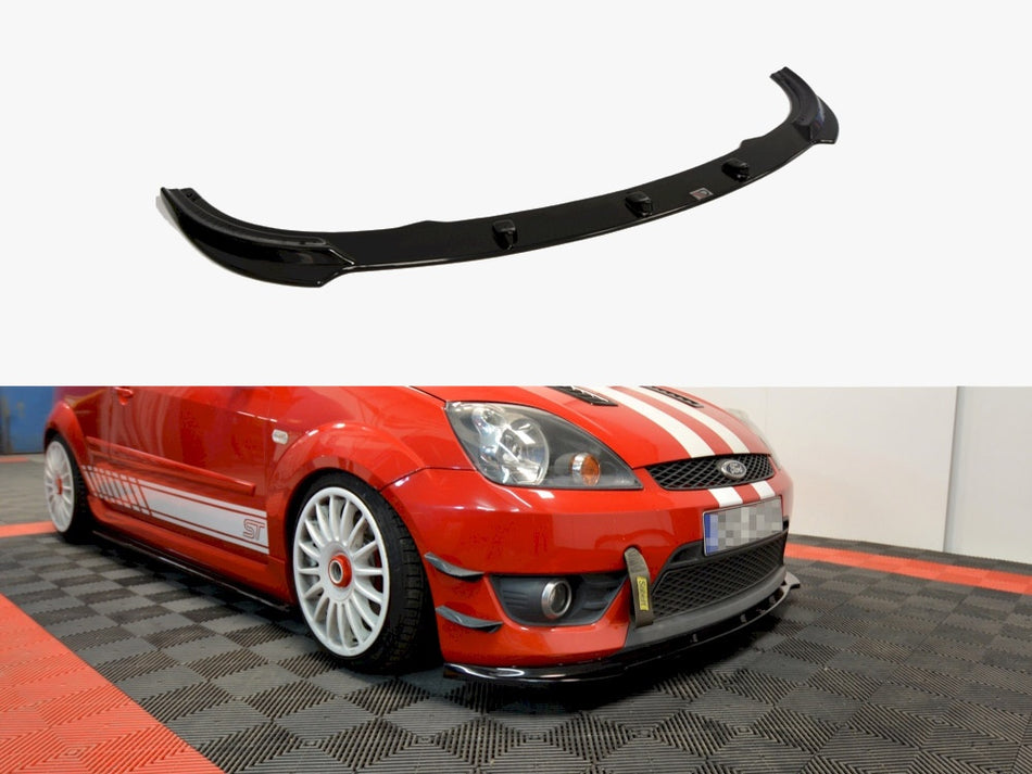 Maxton Front Splitter V.1 Ford Fiesta MK 6 St/zetec S (2004-2007)