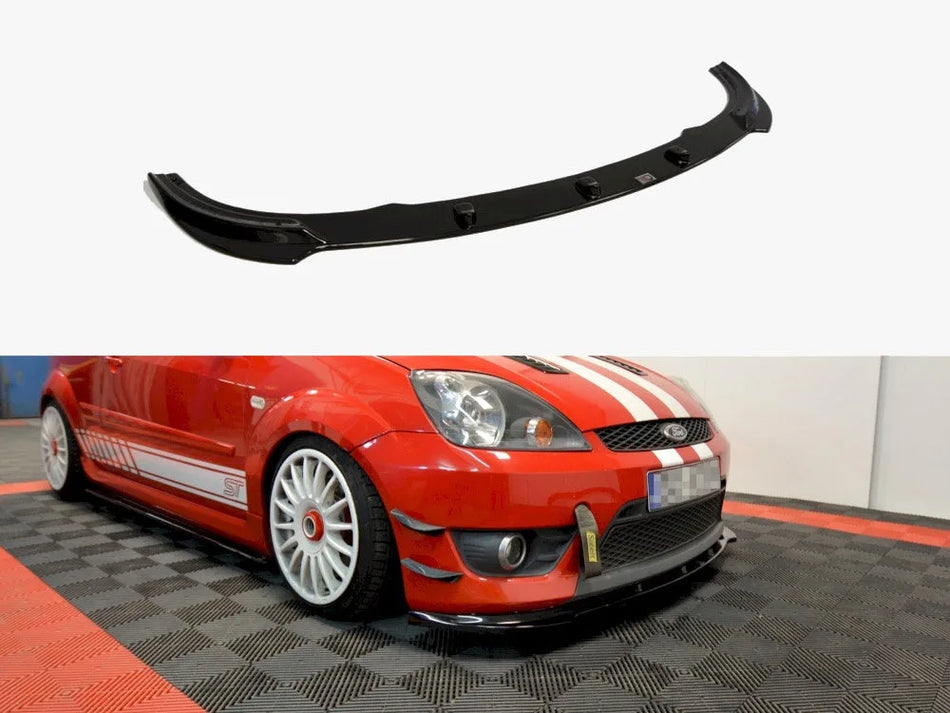 Maxton Front Splitter V.1 Ford Fiesta MK 6 St/zetec S (2004-2007)