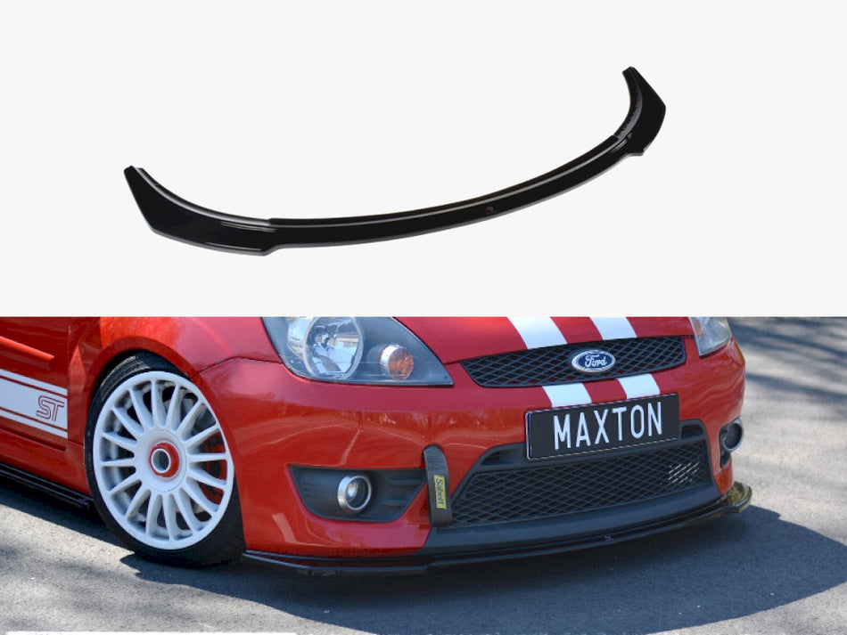 Maxton Front Splitter V.2 Ford Fiesta MK 6 ST / Zetec S (2004-2007)