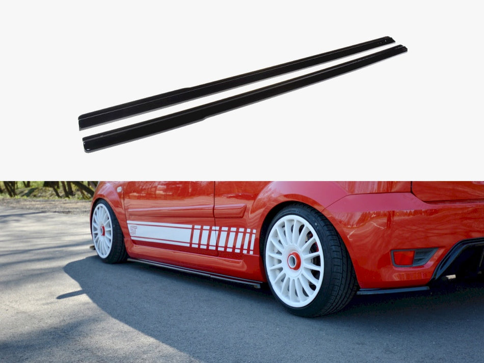 Maxton Side Skirts Diffusers Ford Fiesta MK6 ST (2004-2007)
