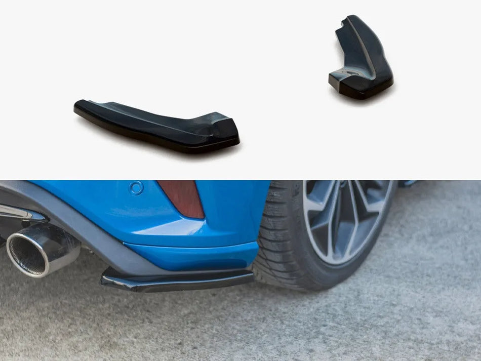 Maxton Rear Side Splitters Ford Focus MK4 ST (2019-) - Carbon Look