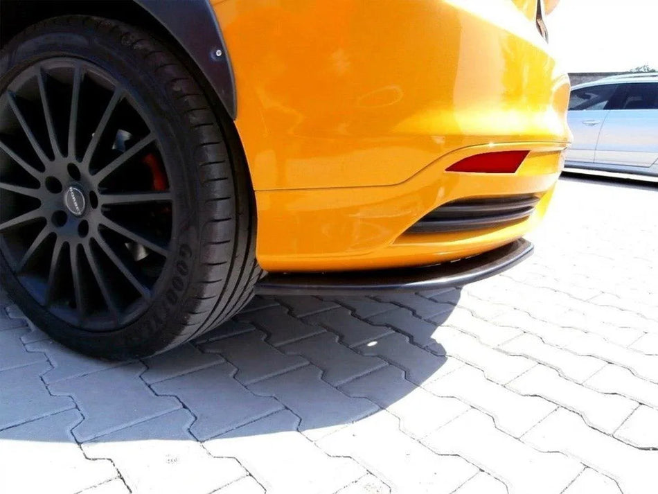 Maxton Rear Side Splitters Ford Focus MK3 ST Preface Model - Carbon Look