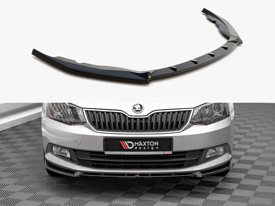 Maxton Front Splitter V.1 Skoda Fabia MK3 (2014-2019)