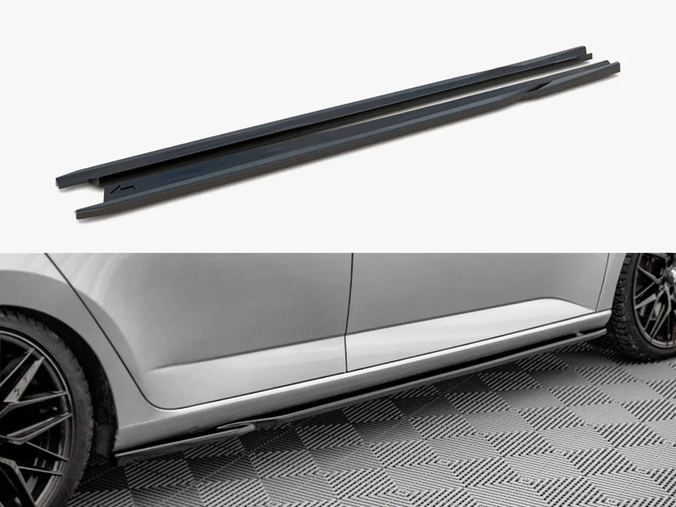 Maxton Side Skirts Diffusers Skoda Fabia MK3 (2014-2019)