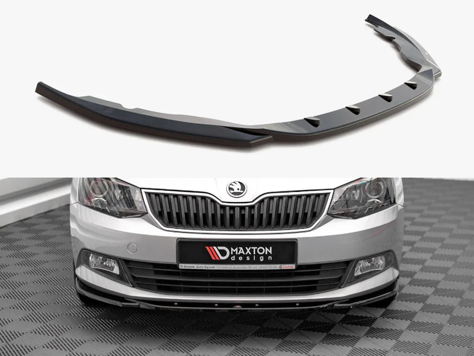 Maxton Front Splitter V.2 Skoda Fabia MK3 (2014-2019)