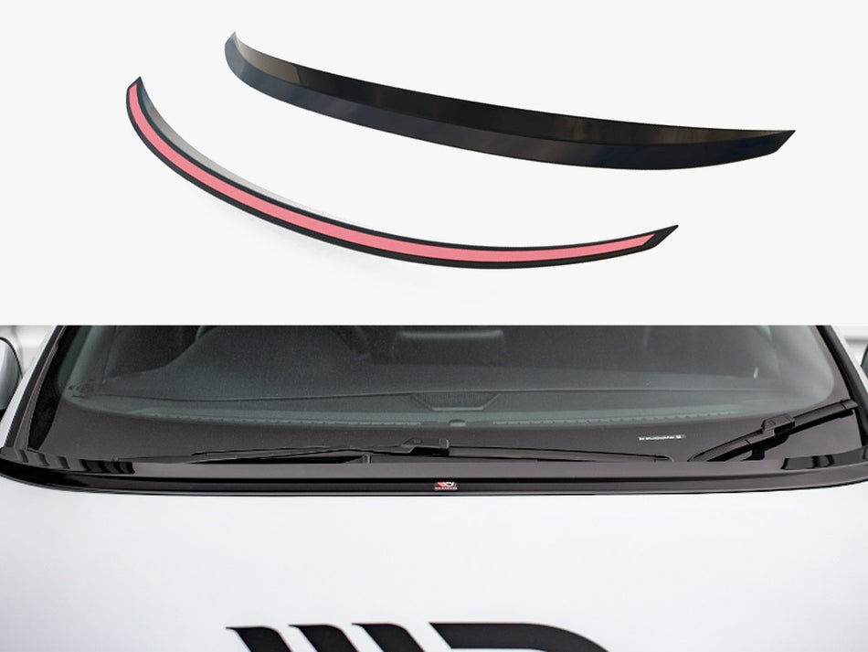 Maxton Bonnet Extension Ford Fiesta Mk8 Standard / ST-Line / ST CARBON LOOK
