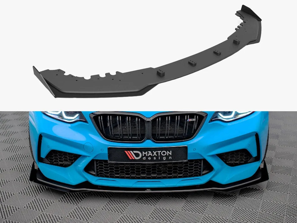 Maxton Street PRO Front Splitter V.1 + Flaps BMW M2 Competition F87