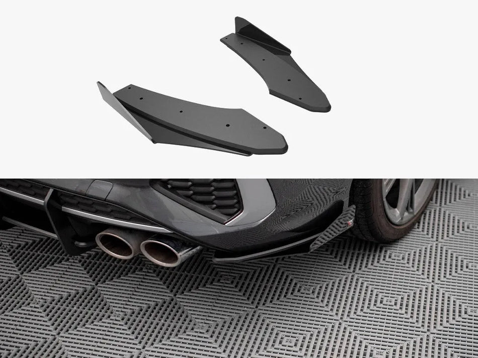 Maxton Street PRO Rear Side Splitters + Flaps Audi S3 Sedan 8Y