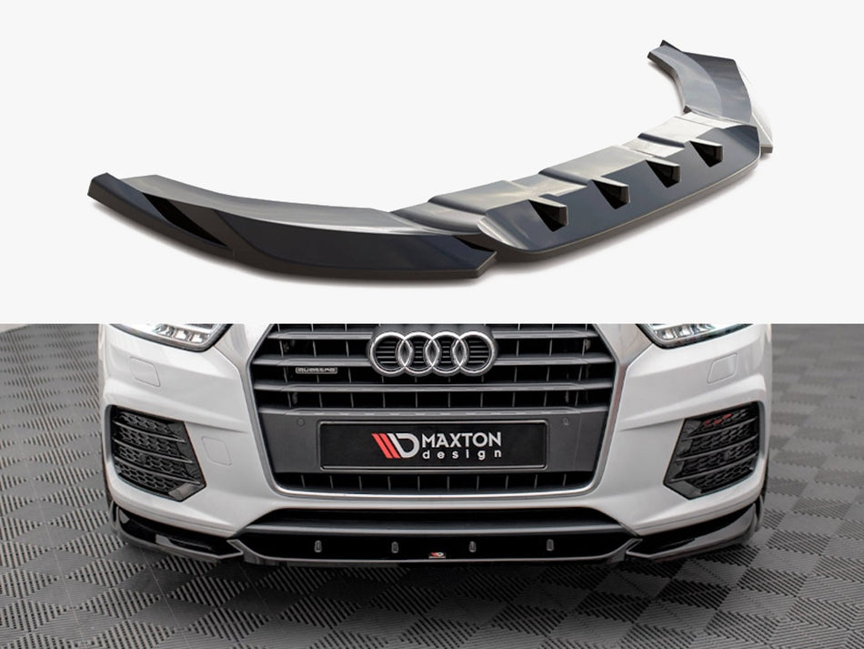 Maxton Front Splitter V.1 Audi Q3 Sport 8U Facelift