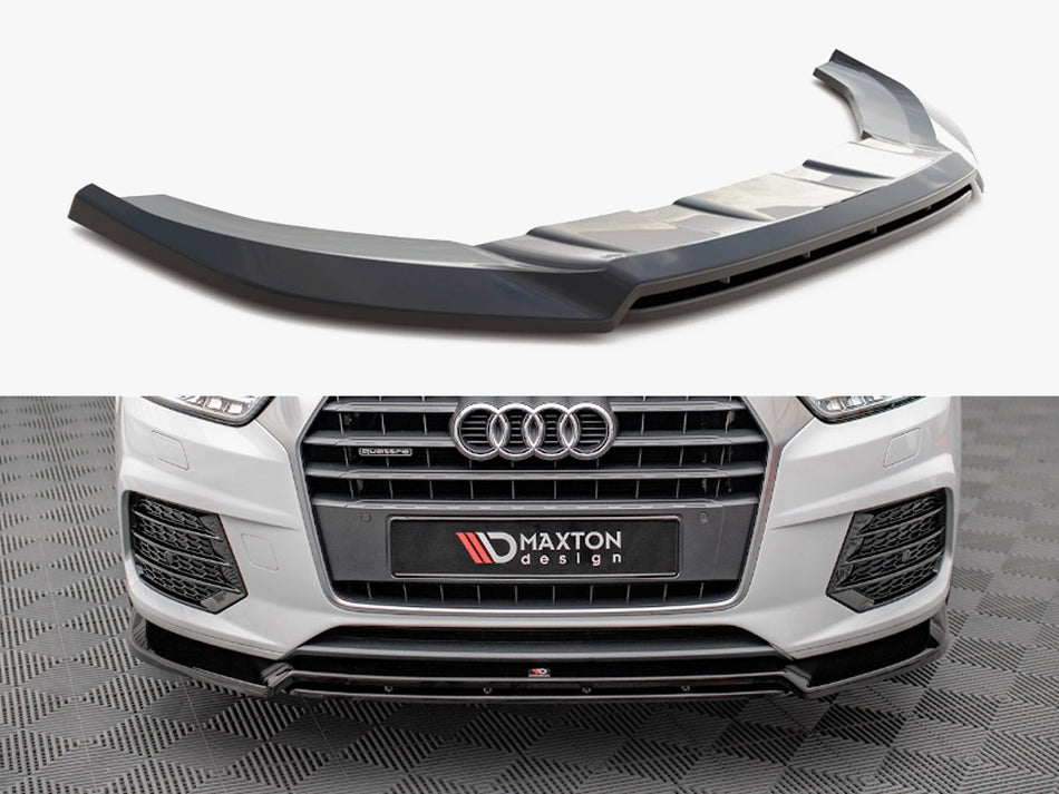 Maxton Front Splitter V.2 Audi Q3 Sport 8U Facelift