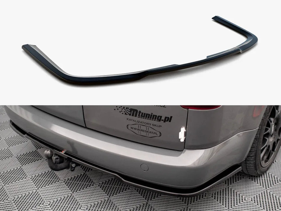 Maxton Central Rear Splitter VW Caddy Long Mk3 Facelift