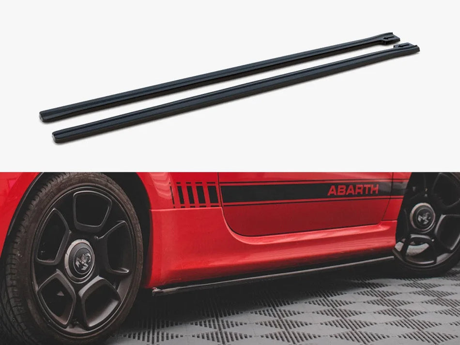Maxton Side Skirts Diffusers Abarth 595 Mk1 Facelift