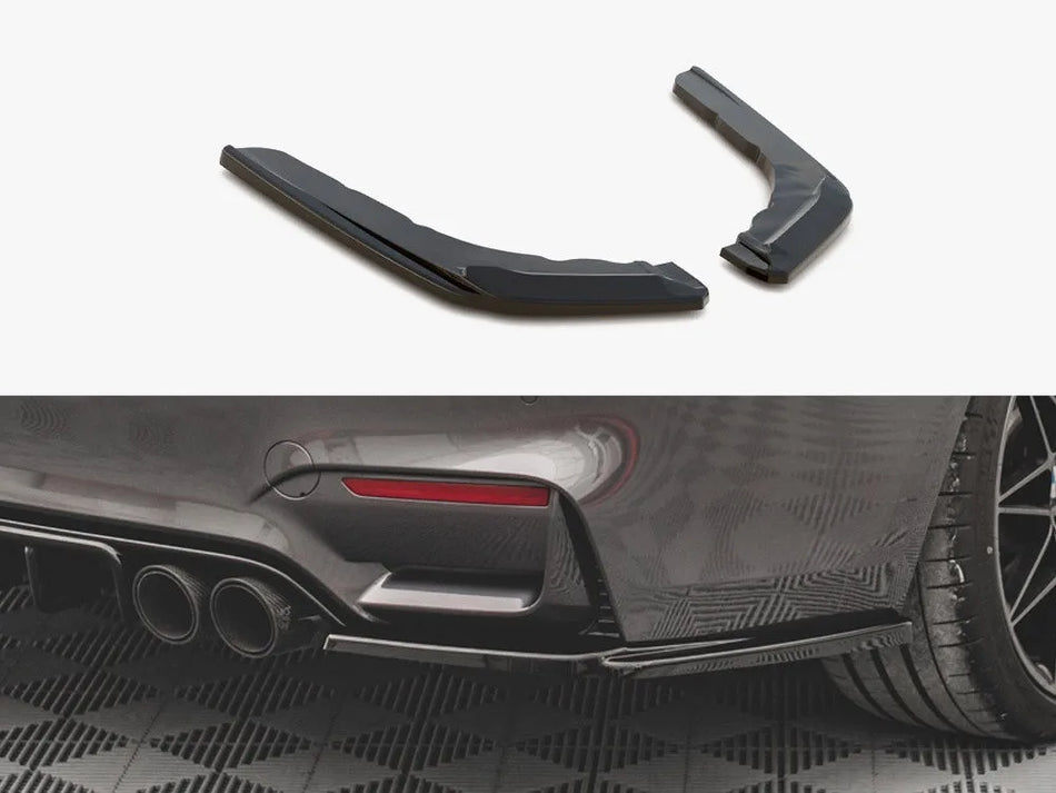 Maxton Rear Side Splitters V.3 BMW M4 F82