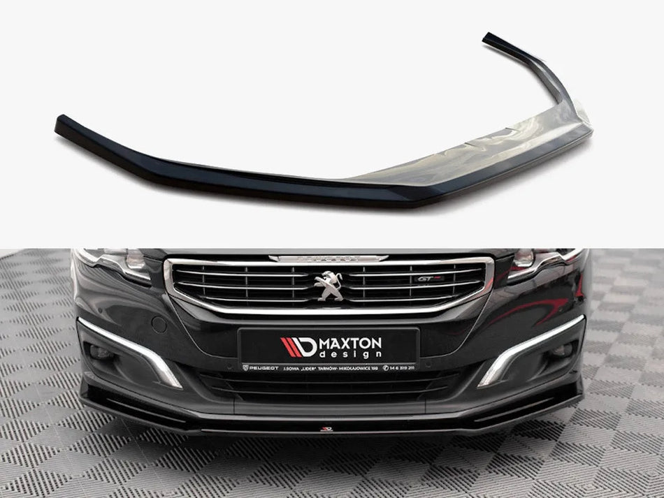 Maxton Front Splitter V.2 Peugeot 508 GT MK1 Facelift (2014-2018)