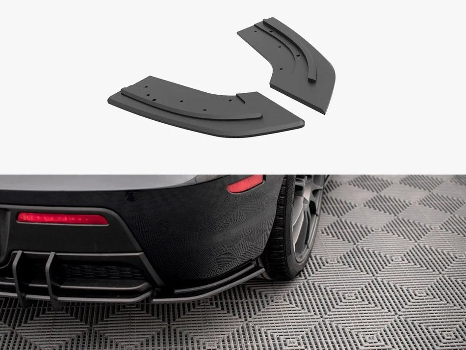 Maxton Street PRO Rear Side Splitters Mazda 3 MPS Mk1 US-Spec Version
