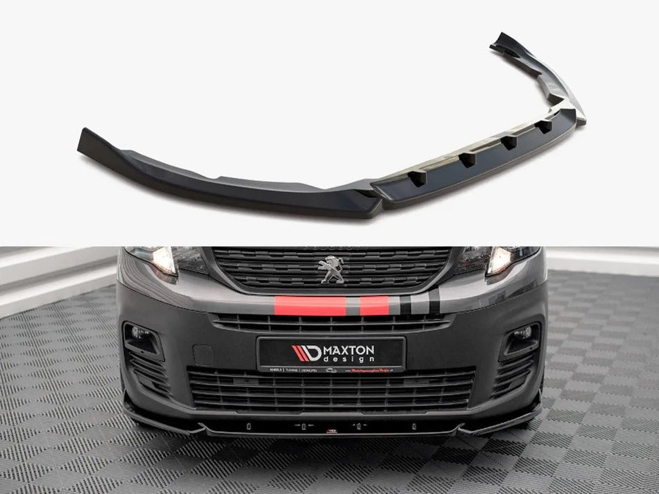 Maxton Front Splitter Peugeot Partner MK3 (2018-)