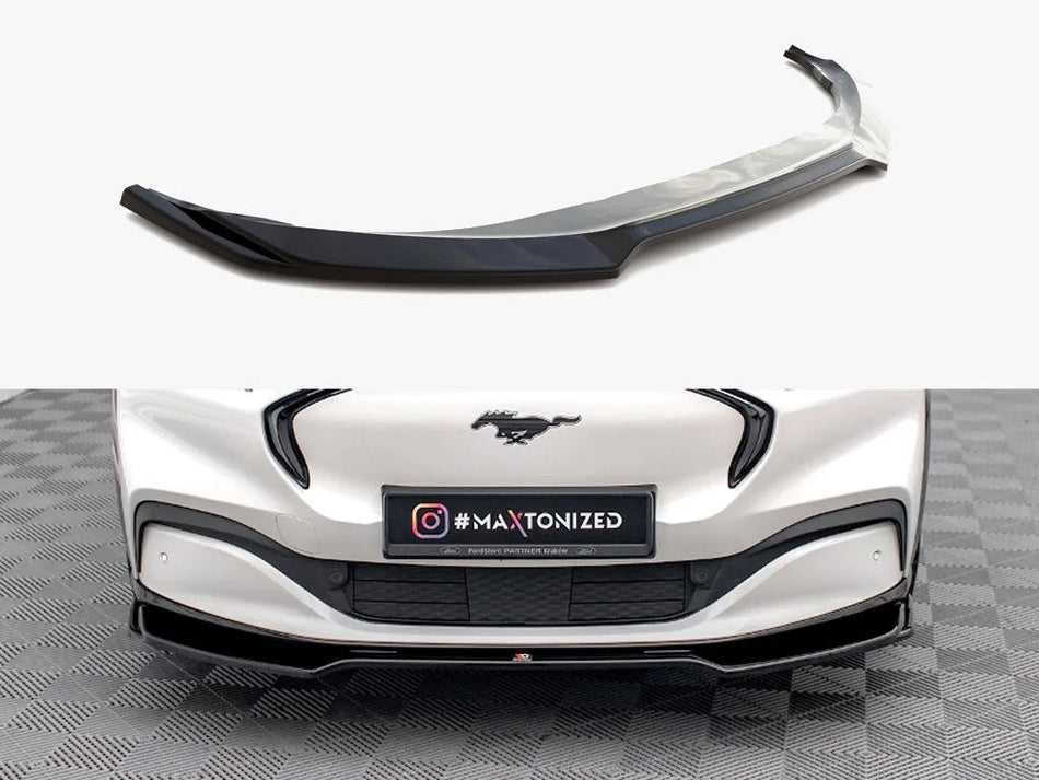 Maxton Front Splitter V.2 Ford Mustang Mach-e MK1