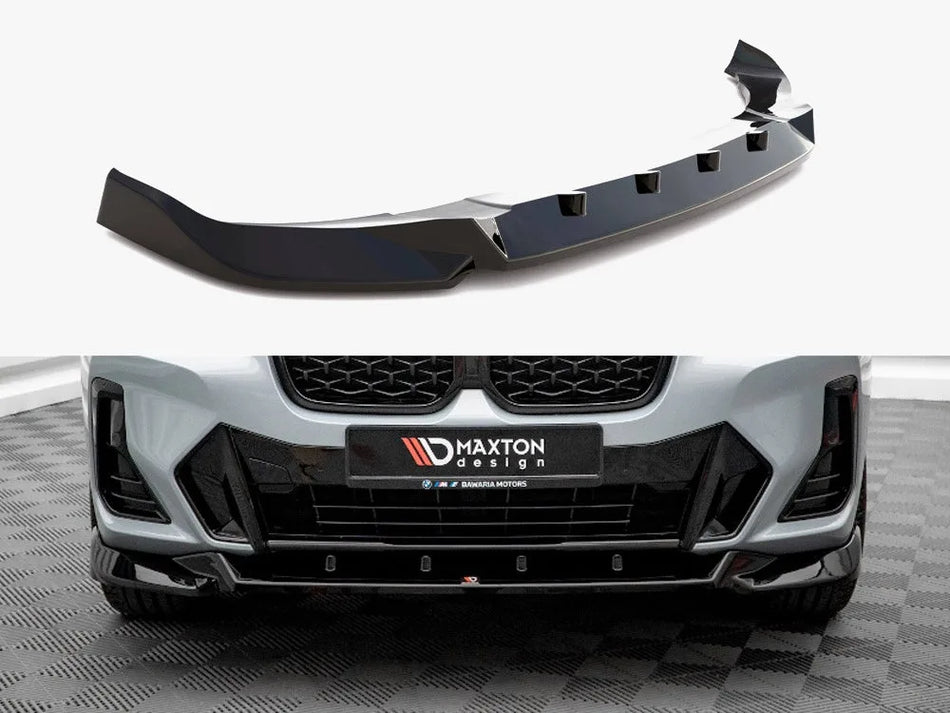Maxton Front Splitter V.2 Bmw X4 M-pack G02 Facelift