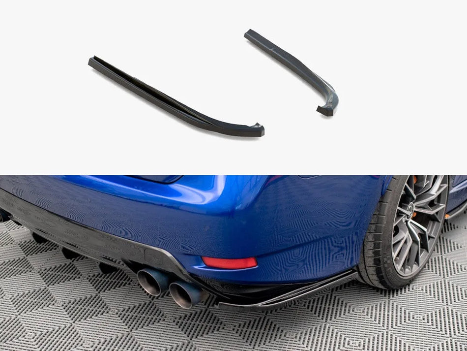 Maxton Rear Side Splitters Lexus GS F Mk4 Facelift