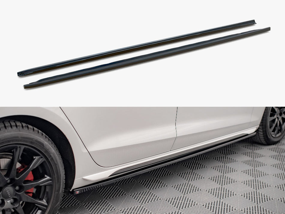 Maxton Side Skirts Diffusers Audi A4 B9 Facelift
