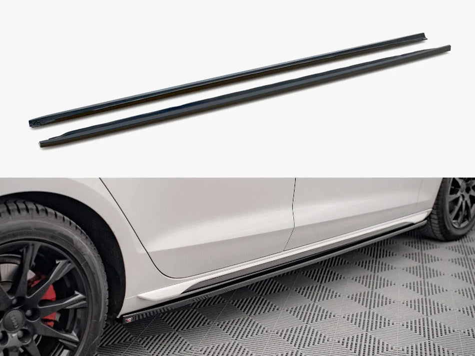 Maxton Side Skirts Diffusers Audi A4 B9 Facelift
