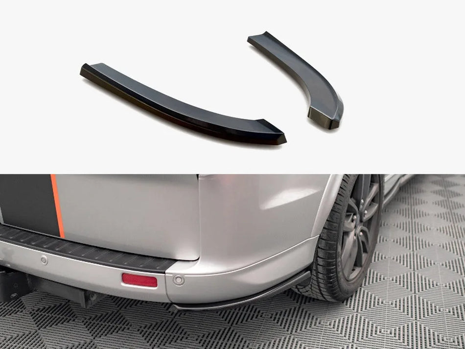 Maxton Rear Side Splitters Ford Transit Custom ST-Line Mk1 Facelift