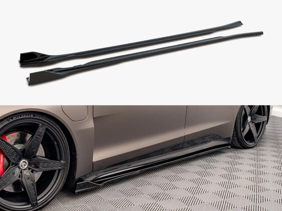 Maxton Side Skirts Diffusers V.2 Audi e-Tron GT / RS GT Mk1