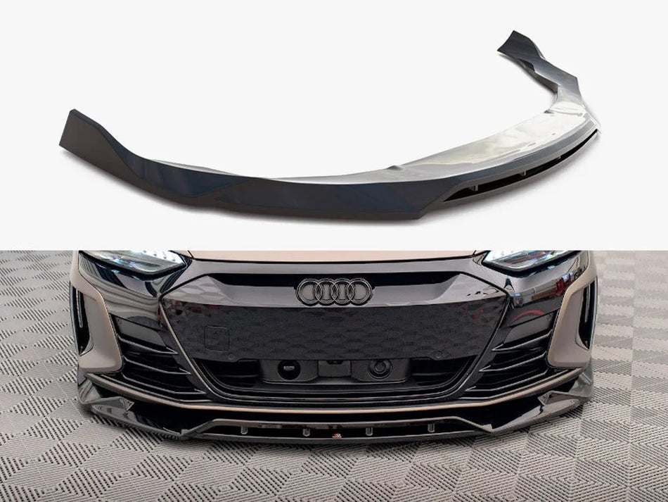 Maxton Front Splitter V.2 Audi e-Tron GT / RS GT Mk1
