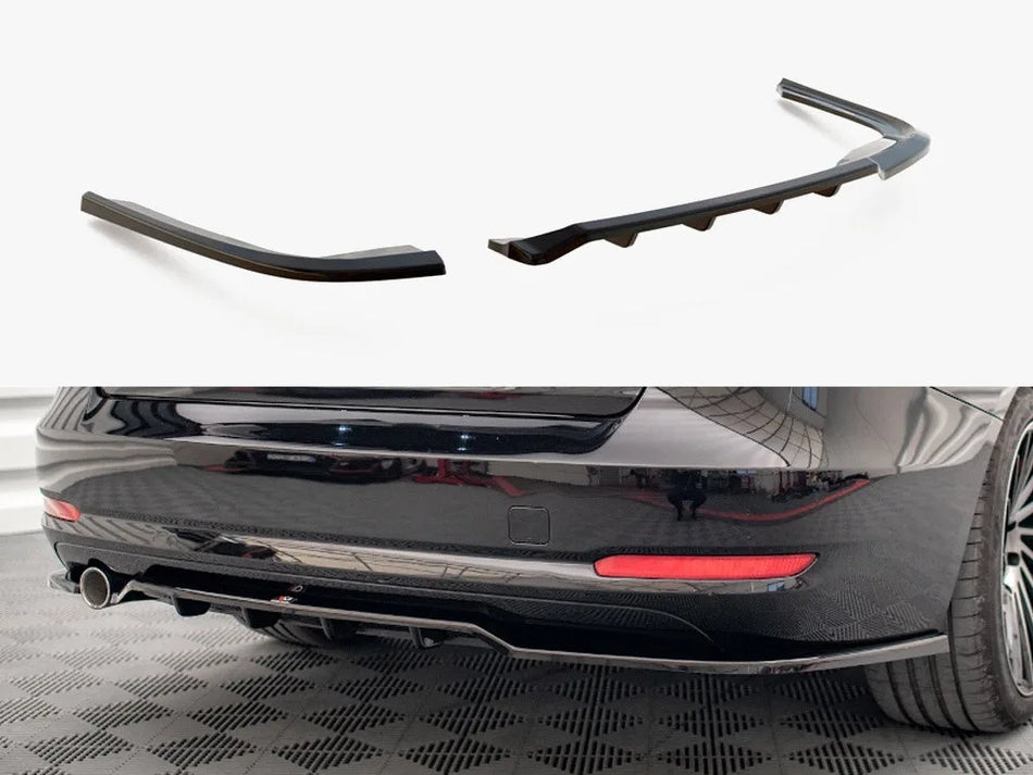 Maxton Central Rear Splitter (Vertical Bars) BMW 3 GT F34