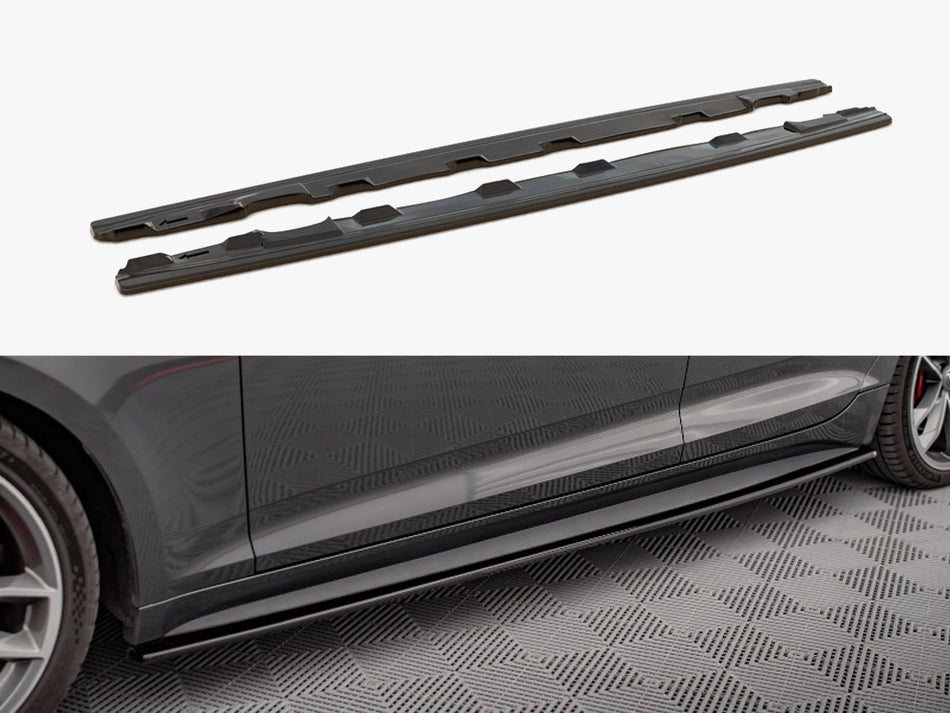Maxton Side Skirts Diffusers Audi S5 / A5 S-Line F5 Sportback